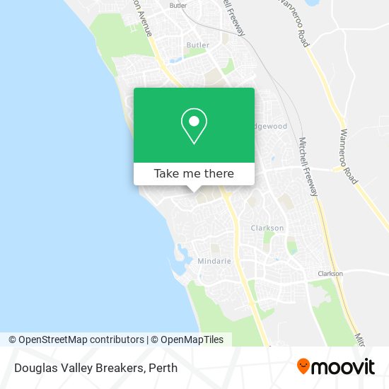 Douglas Valley Breakers map