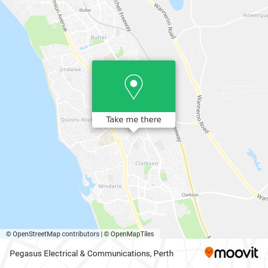 Pegasus Electrical & Communications map