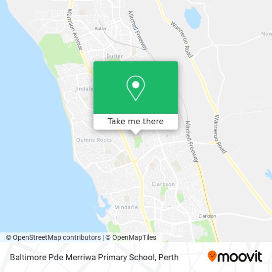 Baltimore Pde Merriwa Primary School map