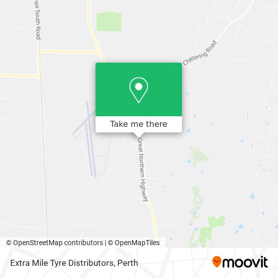 Extra Mile Tyre Distributors map