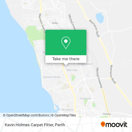 Kevin Holmes Carpet Fitter map