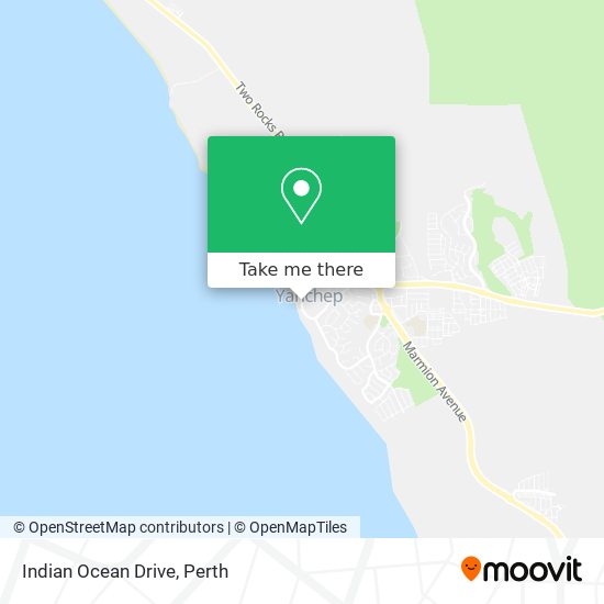 Indian Ocean Drive map