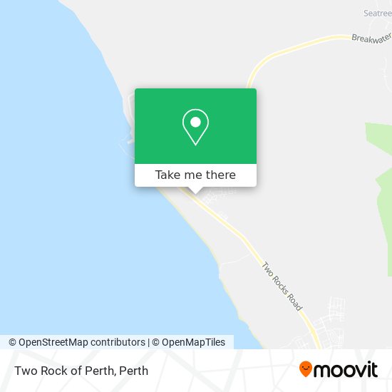 Two Rock of Perth map