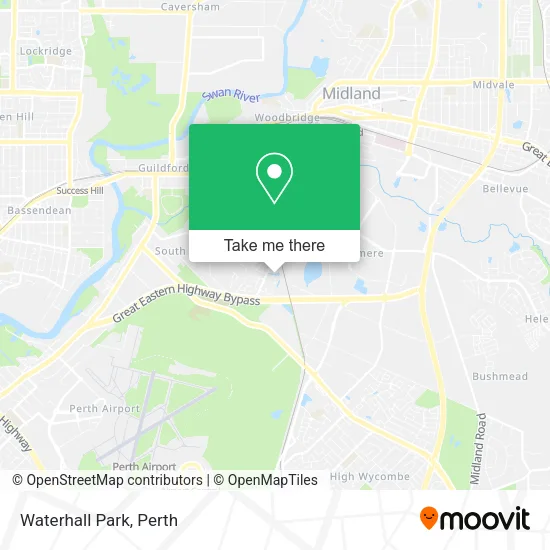 Waterhall Park map