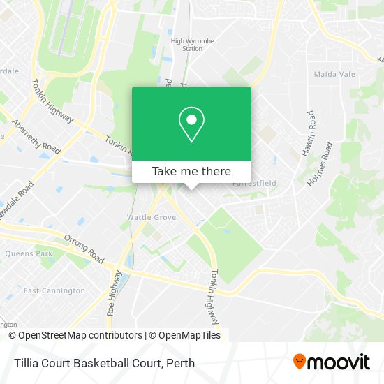 Tillia Court Basketball Court map