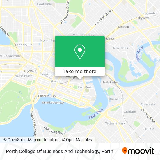 Perth College Of Business And Technology map