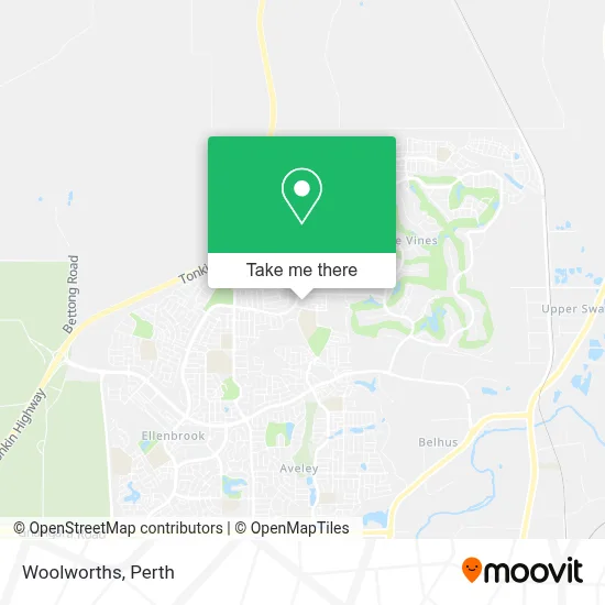 Mapa Woolworths