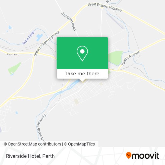 Riverside Hotel map