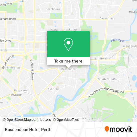 Bassendean Hotel map