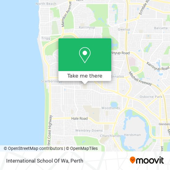 International School Of Wa map