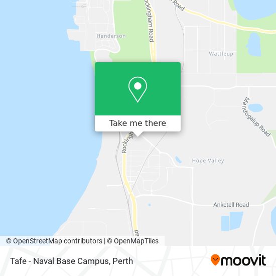 Tafe - Naval Base Campus map