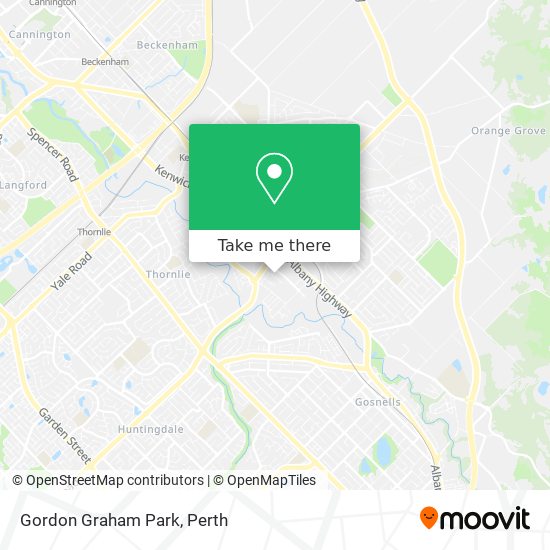 Mapa Gordon Graham Park