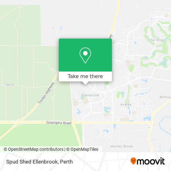 Spud Shed Ellenbrook map