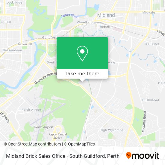 Mapa Midland Brick Sales Office - South Guildford