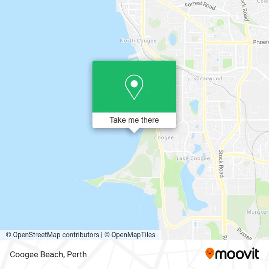 Mapa Coogee Beach