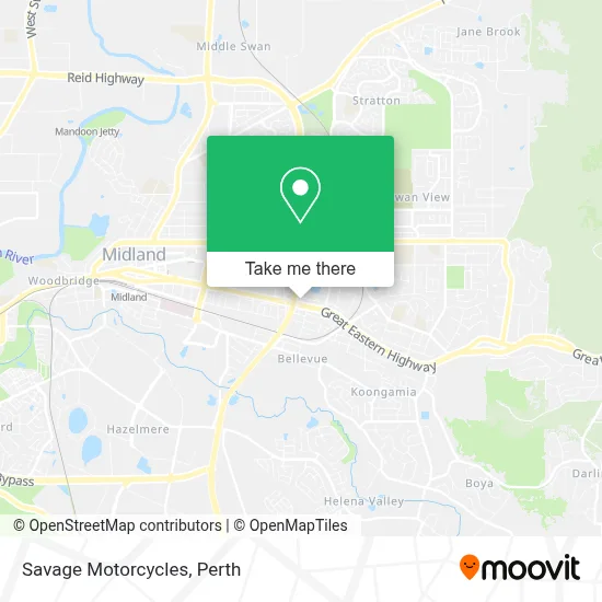 Mapa Savage Motorcycles