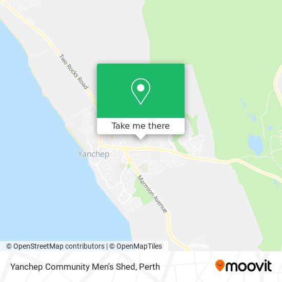Yanchep Community Men's Shed map