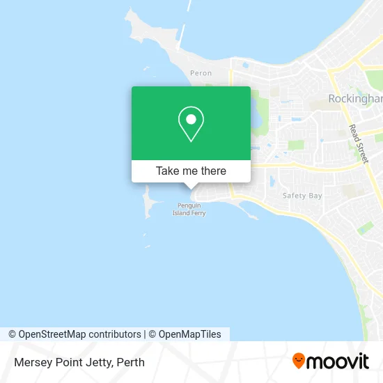 Mapa Mersey Point Jetty