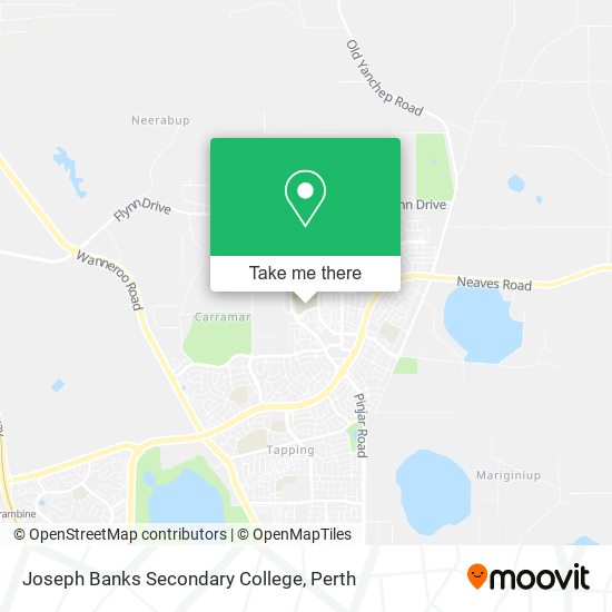 Joseph Banks Secondary College map