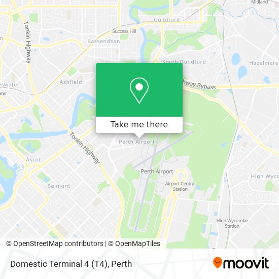 Domestic Terminal 4 (T4) map