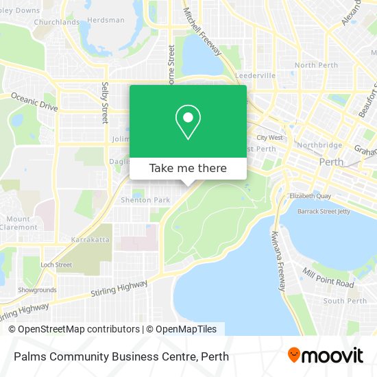 Palms Community Business Centre map