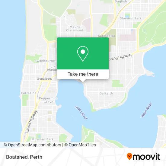 Mapa Boatshed