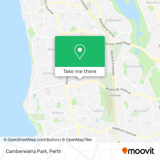 Camberwarra Park map