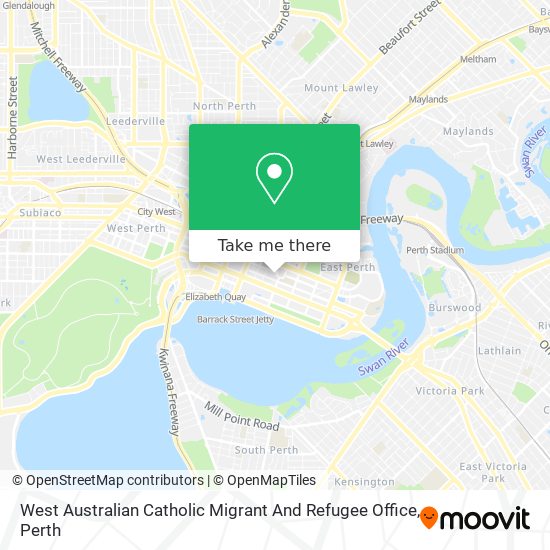 Mapa West Australian Catholic Migrant And Refugee Office