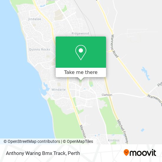 Mapa Anthony Waring Bmx Track