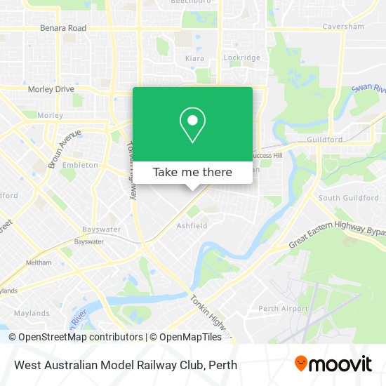 Mapa West Australian Model Railway Club