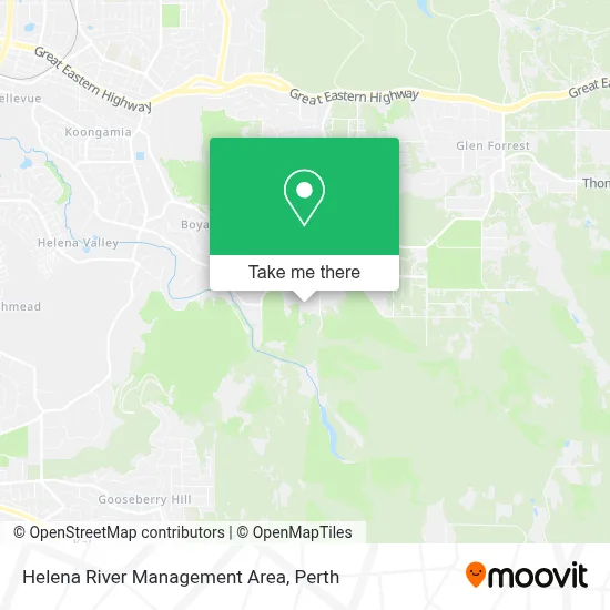 Mapa Helena River Management Area