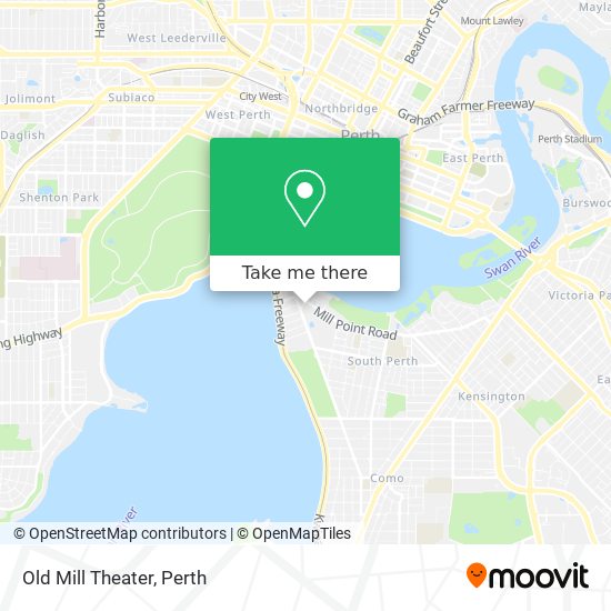 Old Mill Theater map