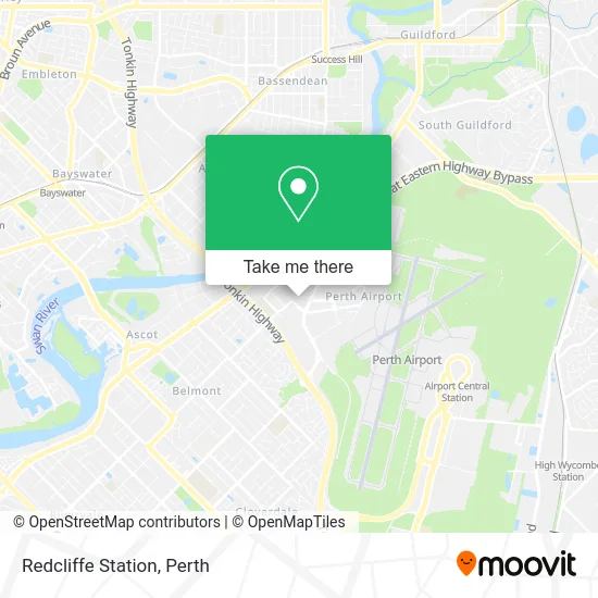 Mapa Redcliffe Station