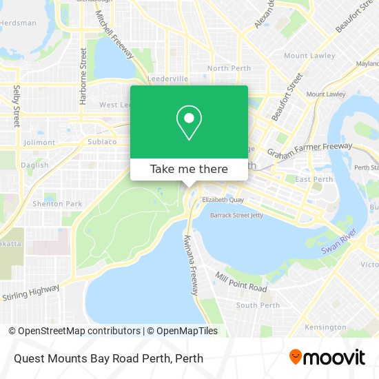 Quest Mounts Bay Road Perth map