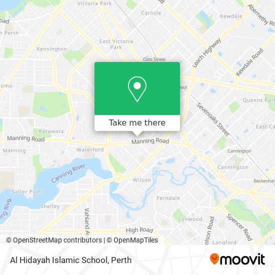 Al Hidayah Islamic School map