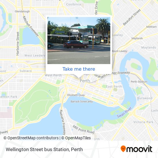 Wellington Street bus Station map