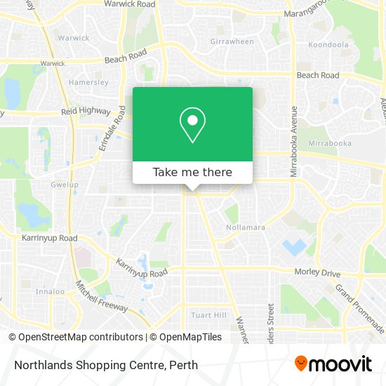 Northlands Shopping Centre Map How To Get To Northlands Shopping Centre In Balcatta By Bus Or Train?