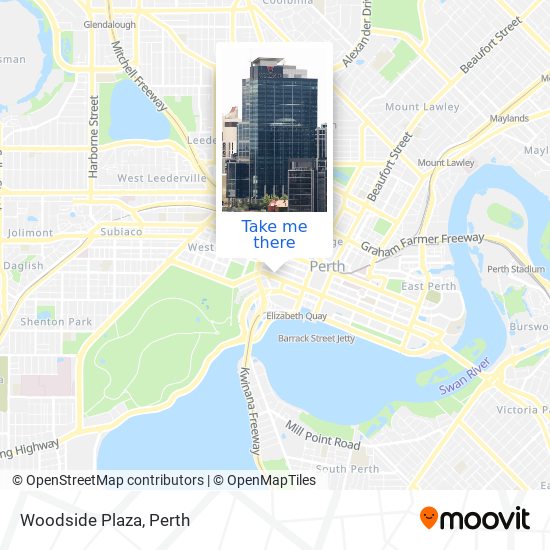 Woodside Plaza map