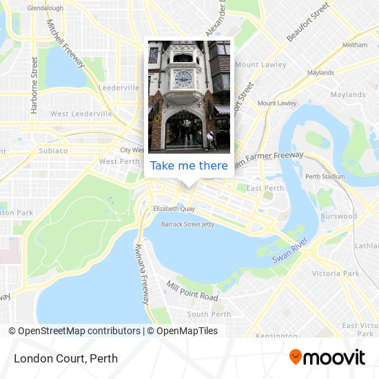 Mapa London Court