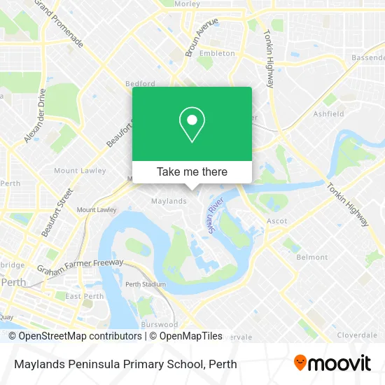 Maylands Peninsula Primary School map