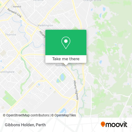 Mapa Gibbons Holden