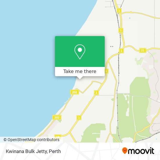 Kwinana Bulk Jetty map