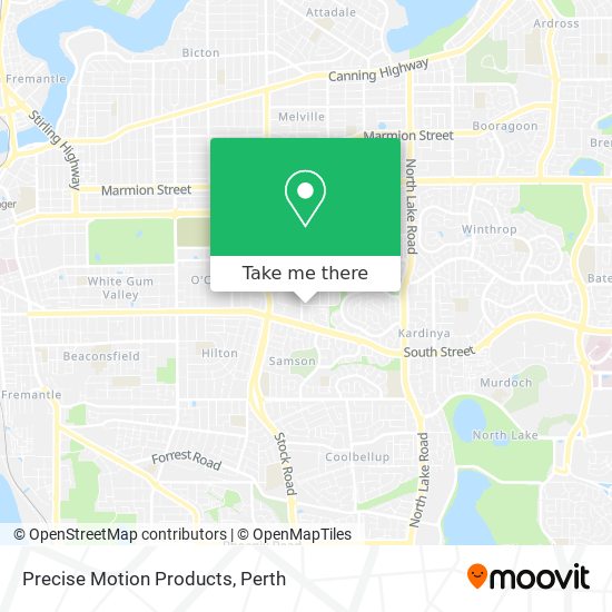 Precise Motion Products map