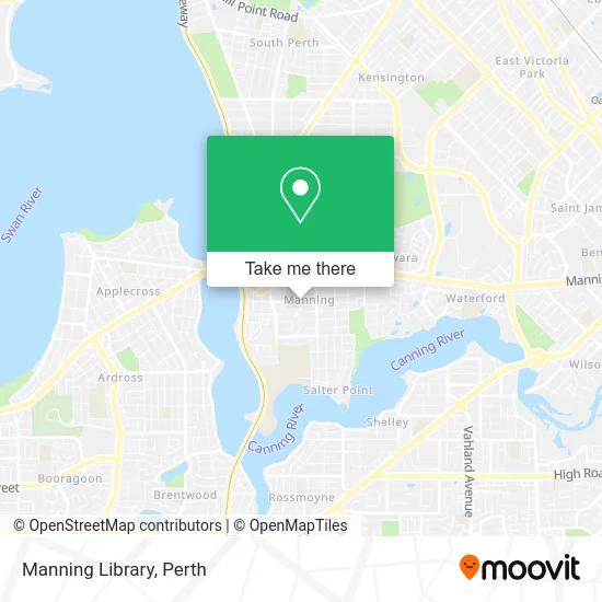 Mapa Manning Library