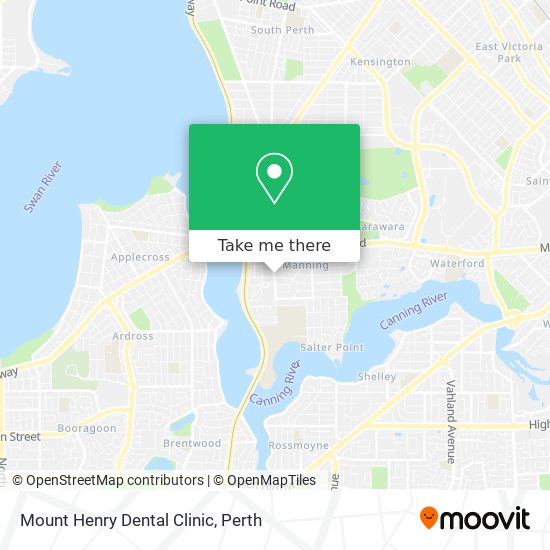 Mapa Mount Henry Dental Clinic