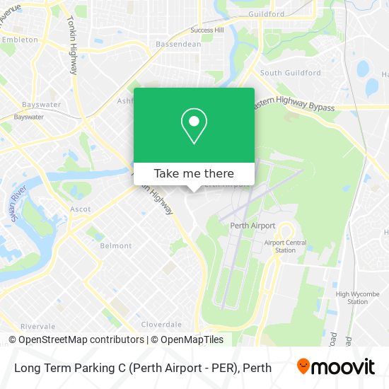 Long Term Parking C (Perth Airport - PER) map