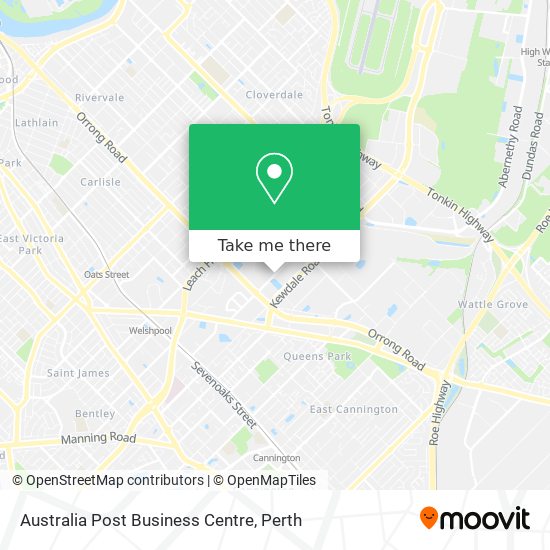 Australia Post Business Centre map