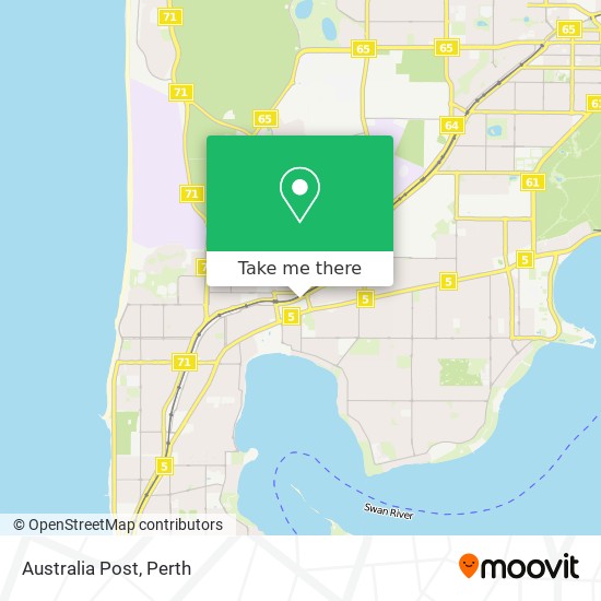 Australia Post map