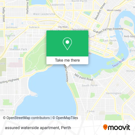 Mapa assured waterside apartment