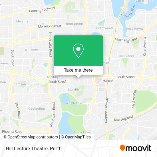 Hill Lecture Theatre map